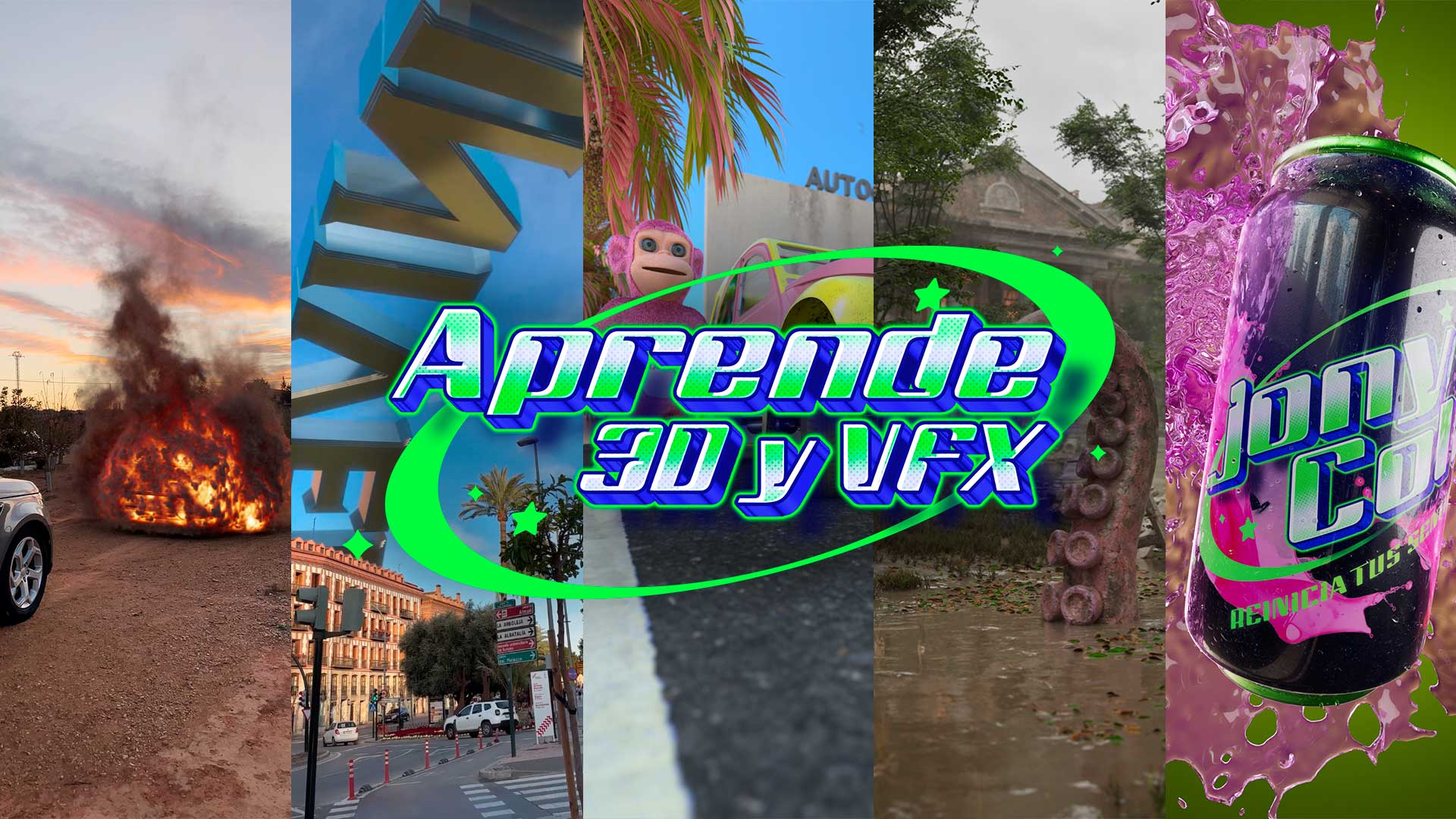 Aprende 3D y VFX desde cero con cinema4D y After Effects